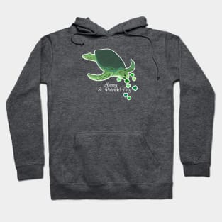 Sea Turtle with Shamrocks Hoodie